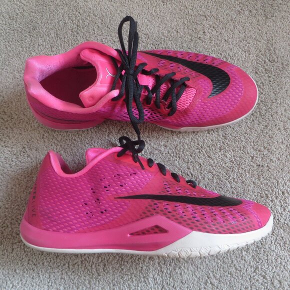 Nike Hyper Live Mens Running/Basketball Shoes Size 10 Hot Pink #834488-606 - Picture 1 of 10